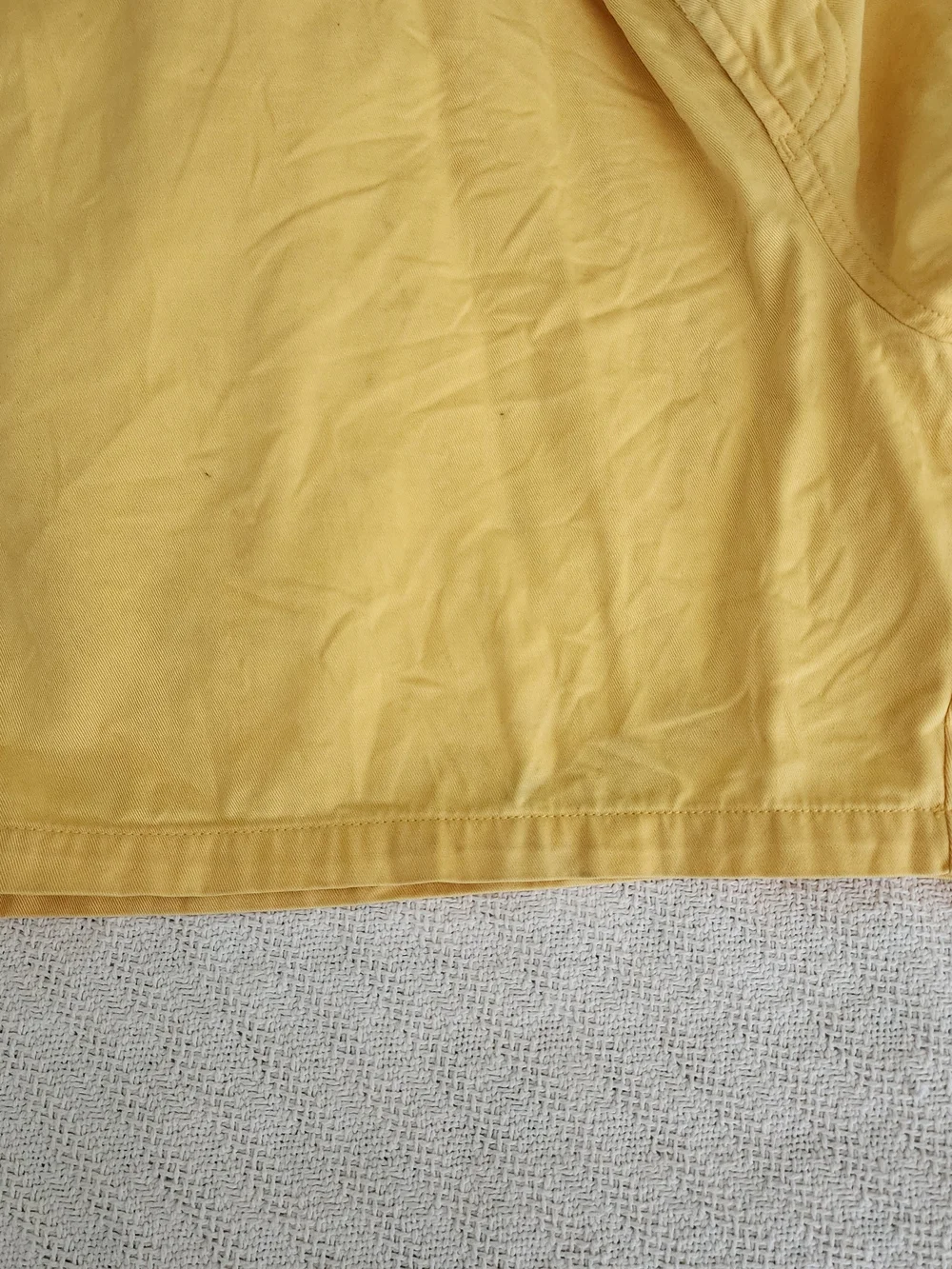 Vintage Nautica Yellow Swim Trunks - Size Medium - Mesh Lined Beach Shorts